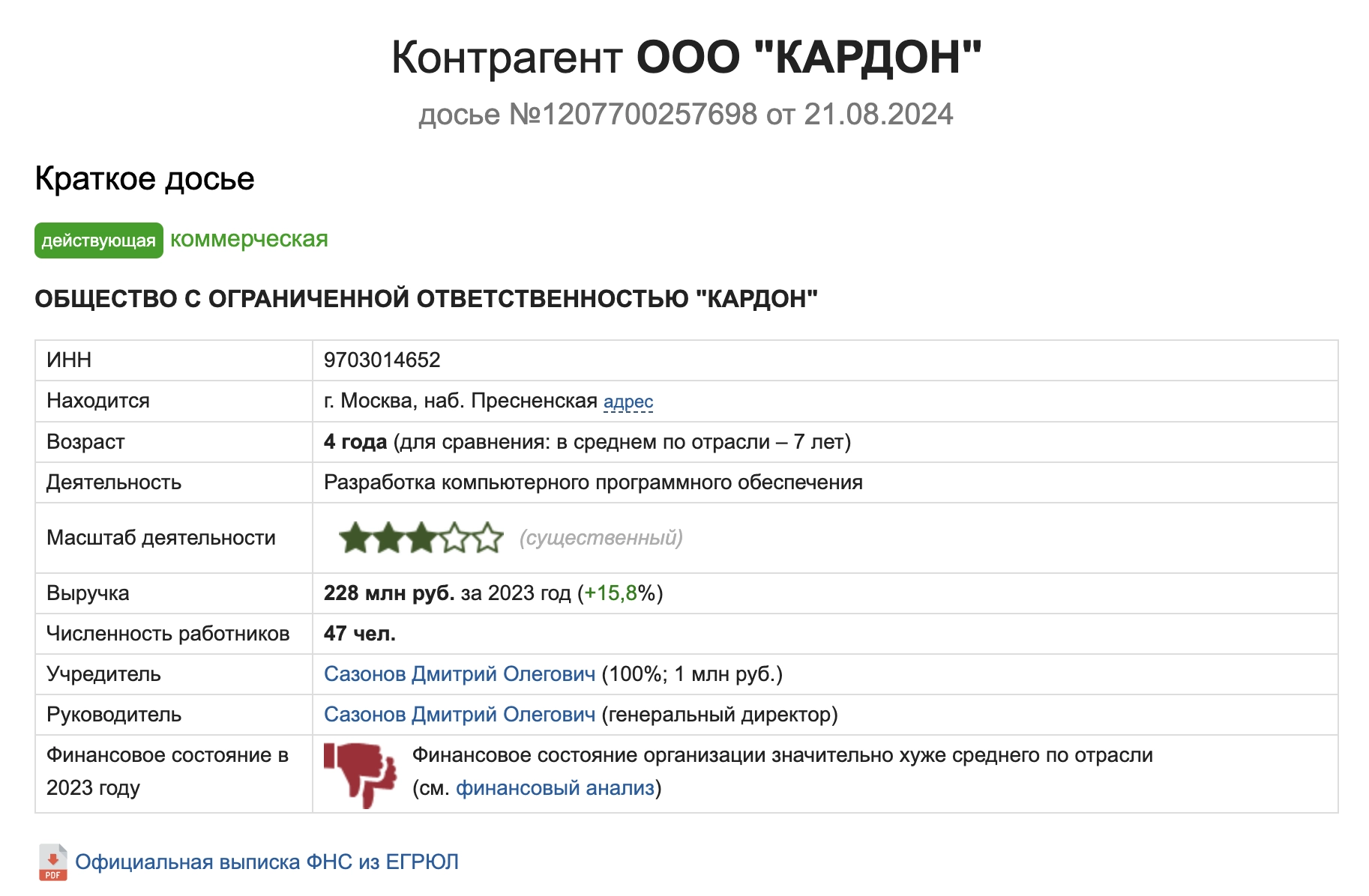 ООО КАРДОН - компания с сотрудниками, обслуживающими хайриск и казино